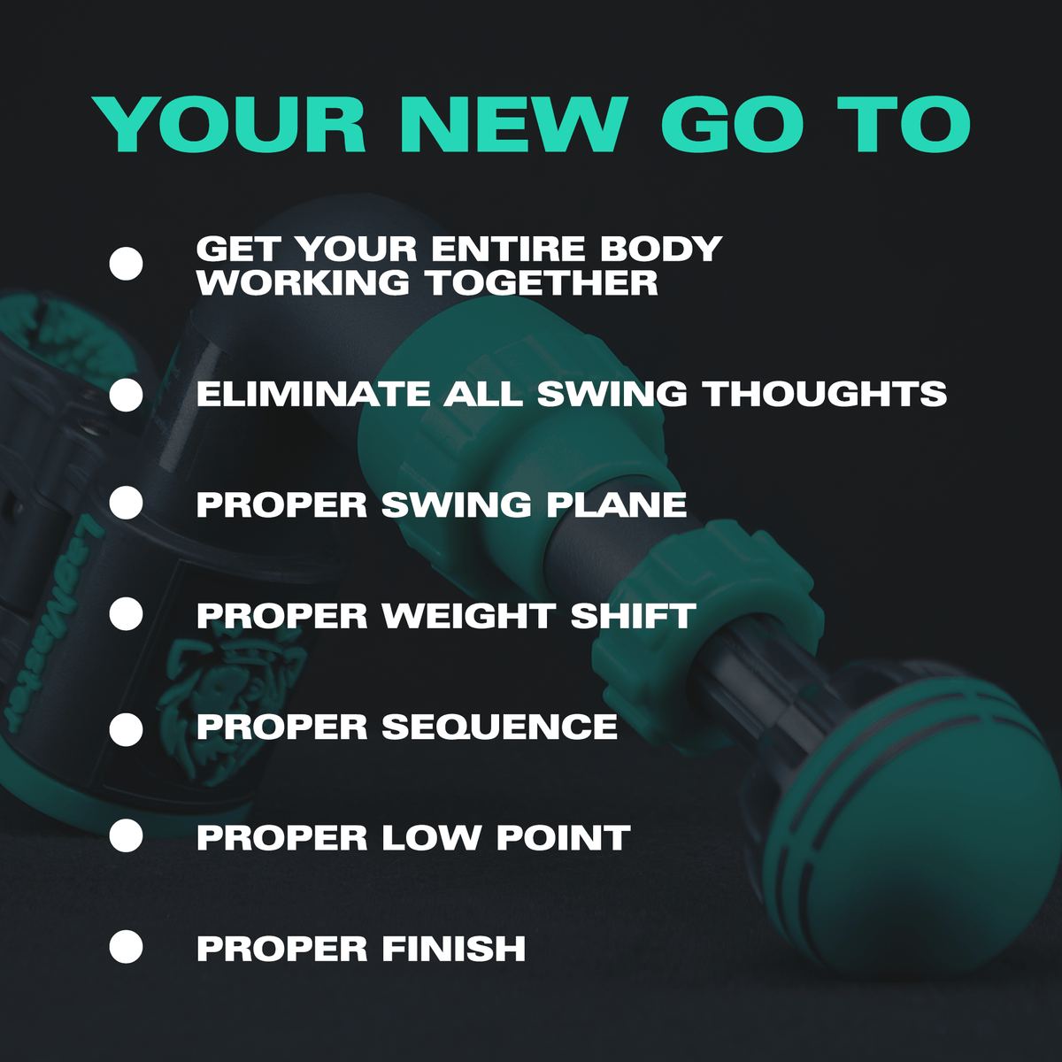 The LagMaster - Full Swing Training Aid - Train the MAGIC MOVE